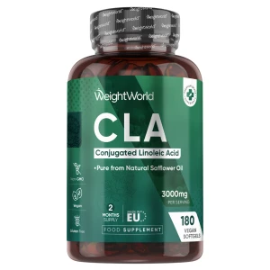 Bottle of WeightWorld CLA supplement