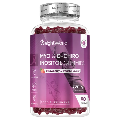 Myo & D-Chiro Inositol Gummies  709mg 90 Gummies  WeightWorld