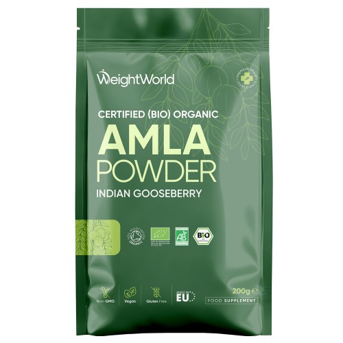 Organic Amla Powder - 200 g - 100% Pure Indian Gooseberries