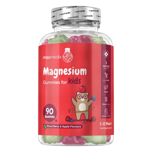 Kids Magnesium Gummies  80mg 90 Gummies  3-12 Years  WeightWorld