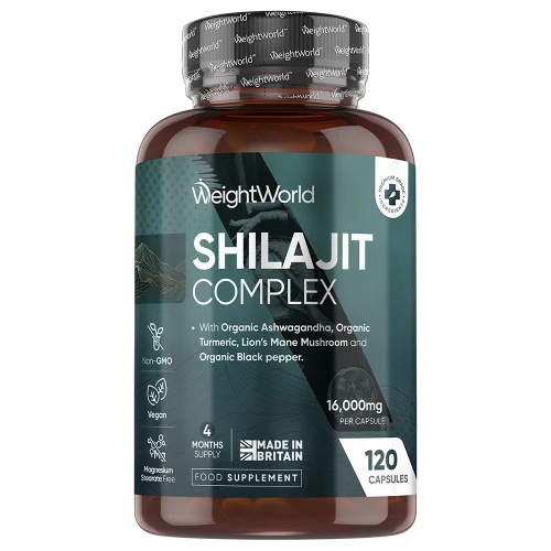 Shilajit Complex Capsules  16,000mg 120 Capsules  WeightWorld