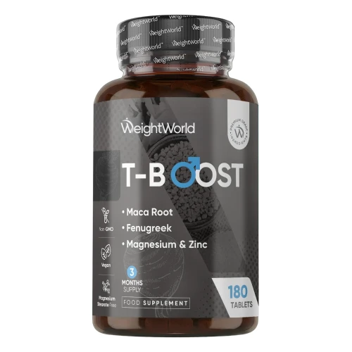 T-Boost Tablets with Maca Root  180 Tablets  WeightWorld UK