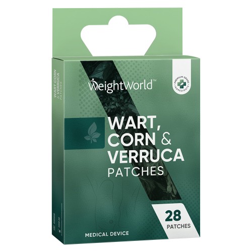 Wart Removal Patches - 28 Patches - Painless Wart, Verruca & Corn Removal for Hands & Feet