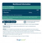 Nutritional information of WeightWorld’s taurine supplement UK
