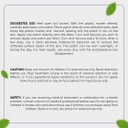 Directions to use and back label of our Wart, Corn & Verruca Plasters